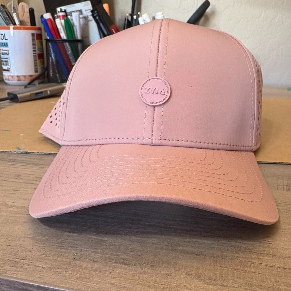 Zyia Active Curved Brim Vortex Snap Back hat